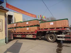 河南共威机械设备有限公司发往印度的200台给料机已经发货，请注意查收！